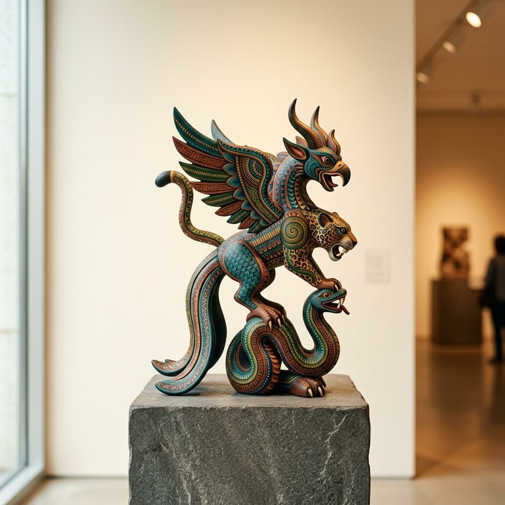 Escultura de arte popular mexicano