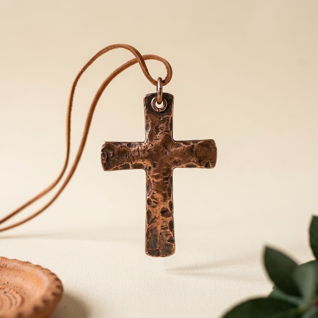 Cruz de Cobre Martillado
